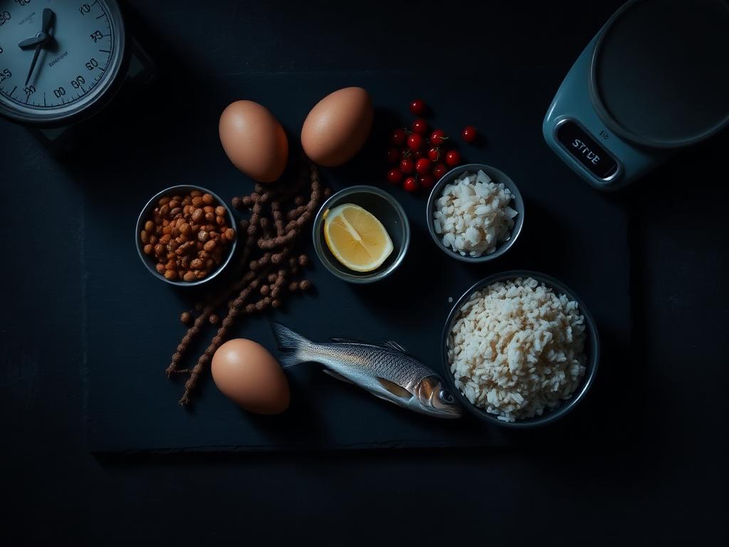 Budget Protein Kitchen cover photography